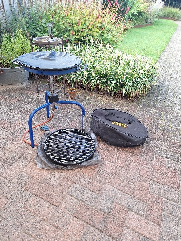 Cadac Skottelbraai met gasflesaansluiting en draagtas, Ophalen, Gebruikt