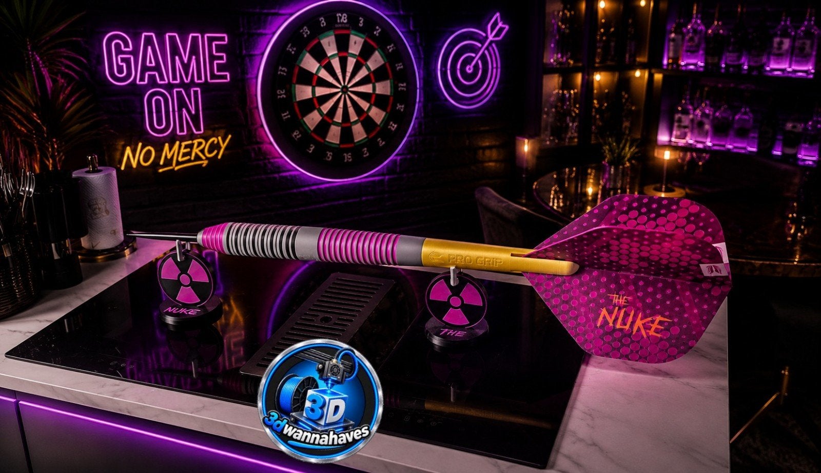 Nuke XXL Dartpijl 90cm - Blikvanger voor Dartliefhebber, Ophalen of Verzenden, Nieuw