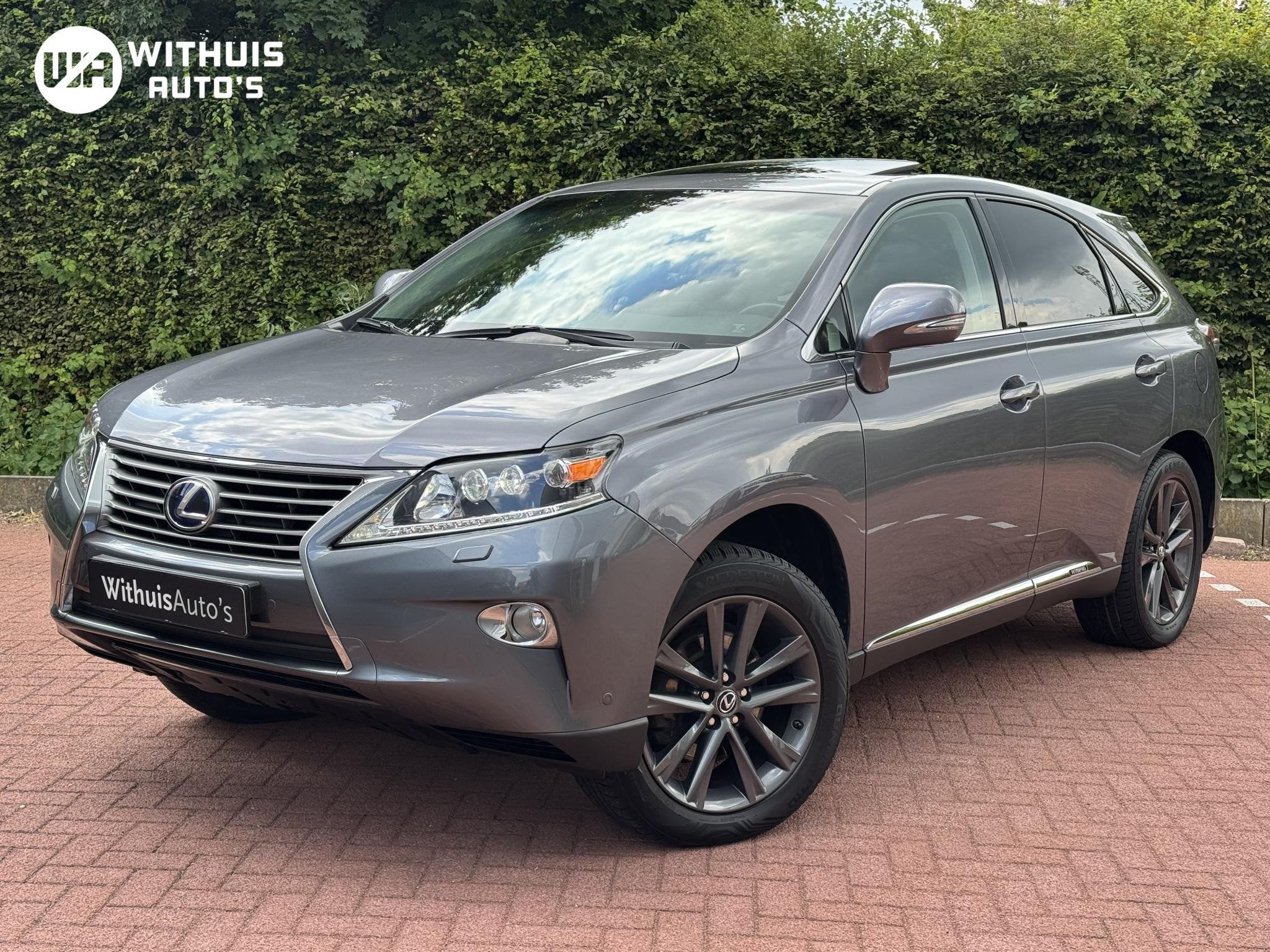 Lexus RX 450h 4WD Executive HUD Dealer Onderhouden, Auto's, Lexus, Automaat, Euro 5, Gebruikt, Leder