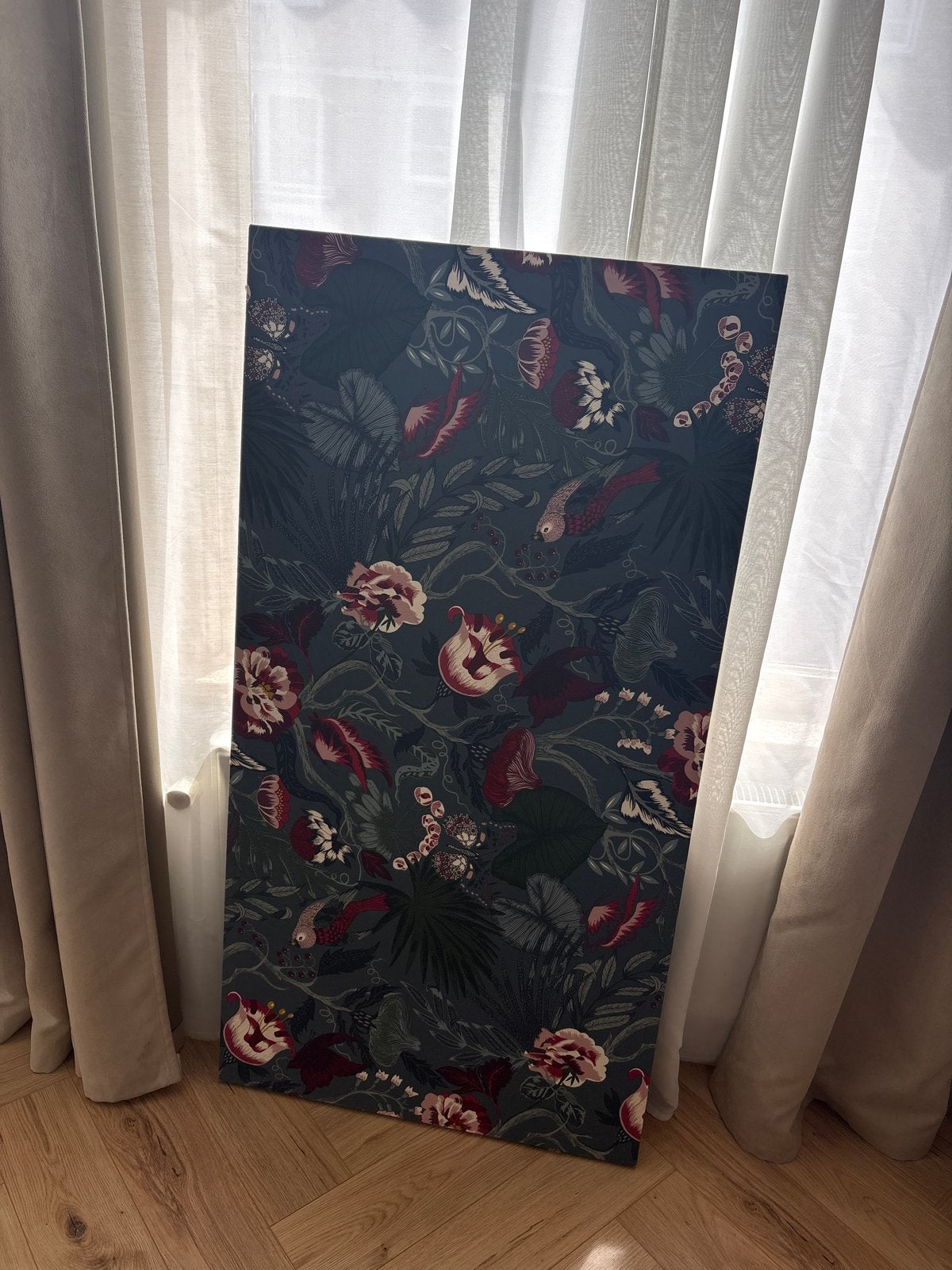 Decoratief geluidsisolerend paneel met bloemenprint, Meerkleurig, Ophalen of Verzenden, Zo goed als nieuw, Modern
