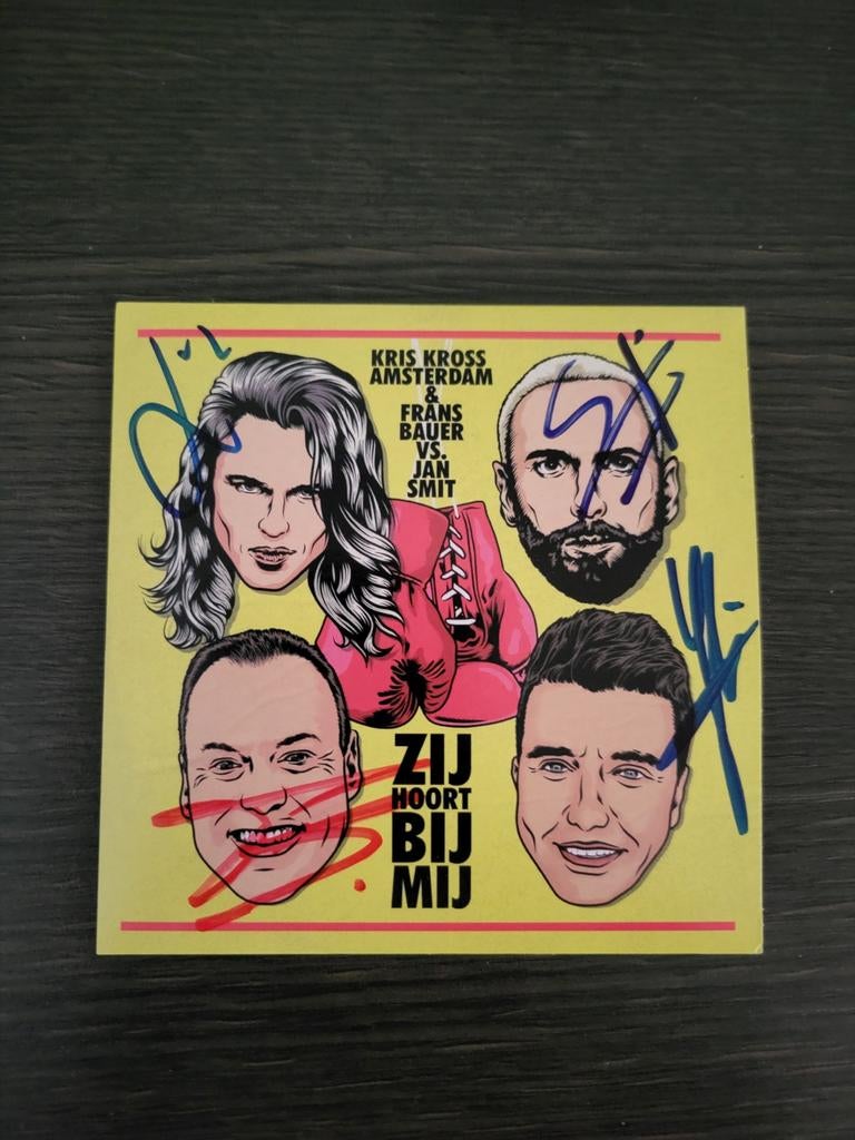 Gesigneerde CD: Kris Kross Amsterdam frans Bauer vs. Jan S, Ophalen of Verzenden, Nieuw in verpakking, Levenslied of Smartlap