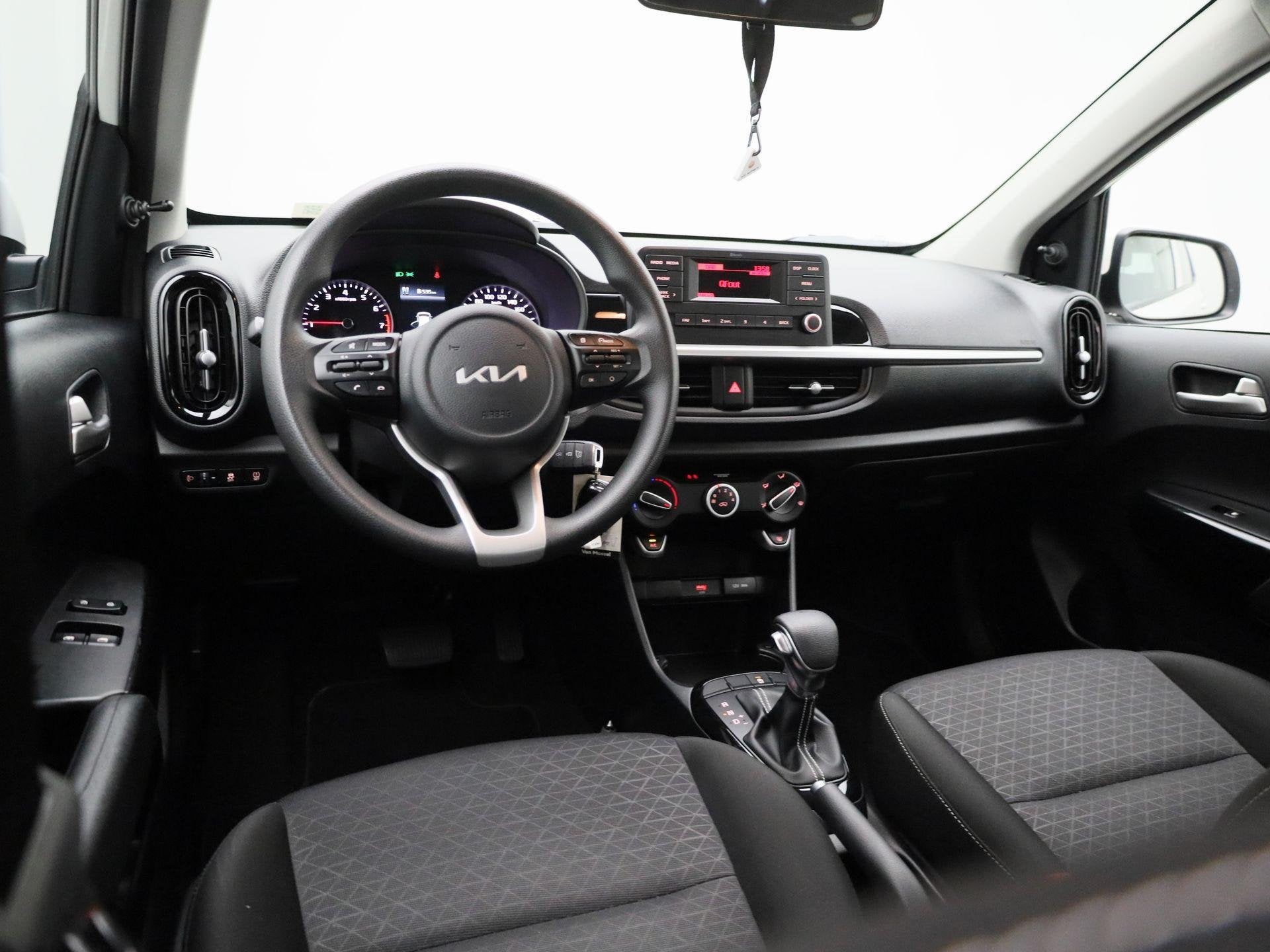 Kia Picanto 1.0 DPi ComfortLine | Automaat | Cruise Control, Auto's, Kia, 4 stoelen, Wit, Origineel Nederlands, Picanto