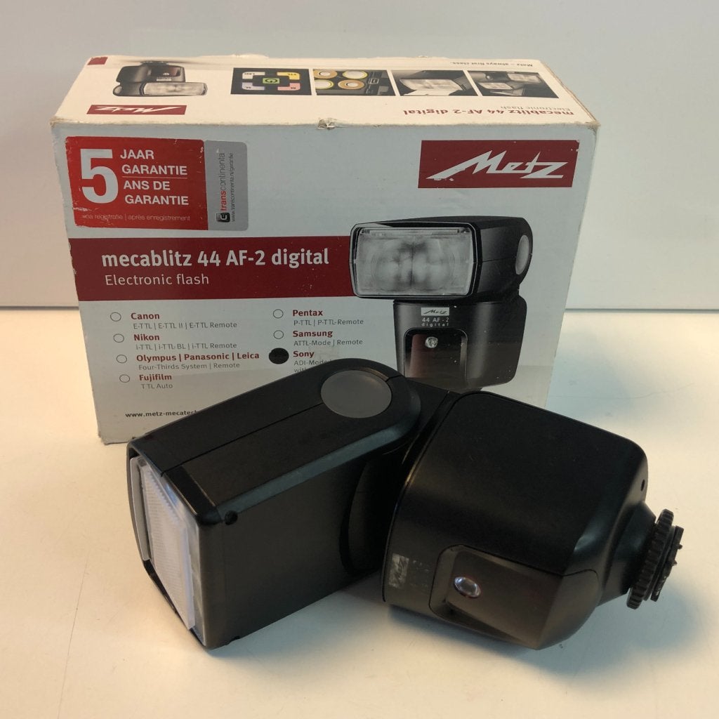 Metablitz 44 AF-2 Digital Flitser | Voor Sony, Flex Ltd., Zo goed als nieuw, https://flex.com/contact-us, Nobelstraat 10, 5807 GA Oostrum LB, Limburg, Nederland