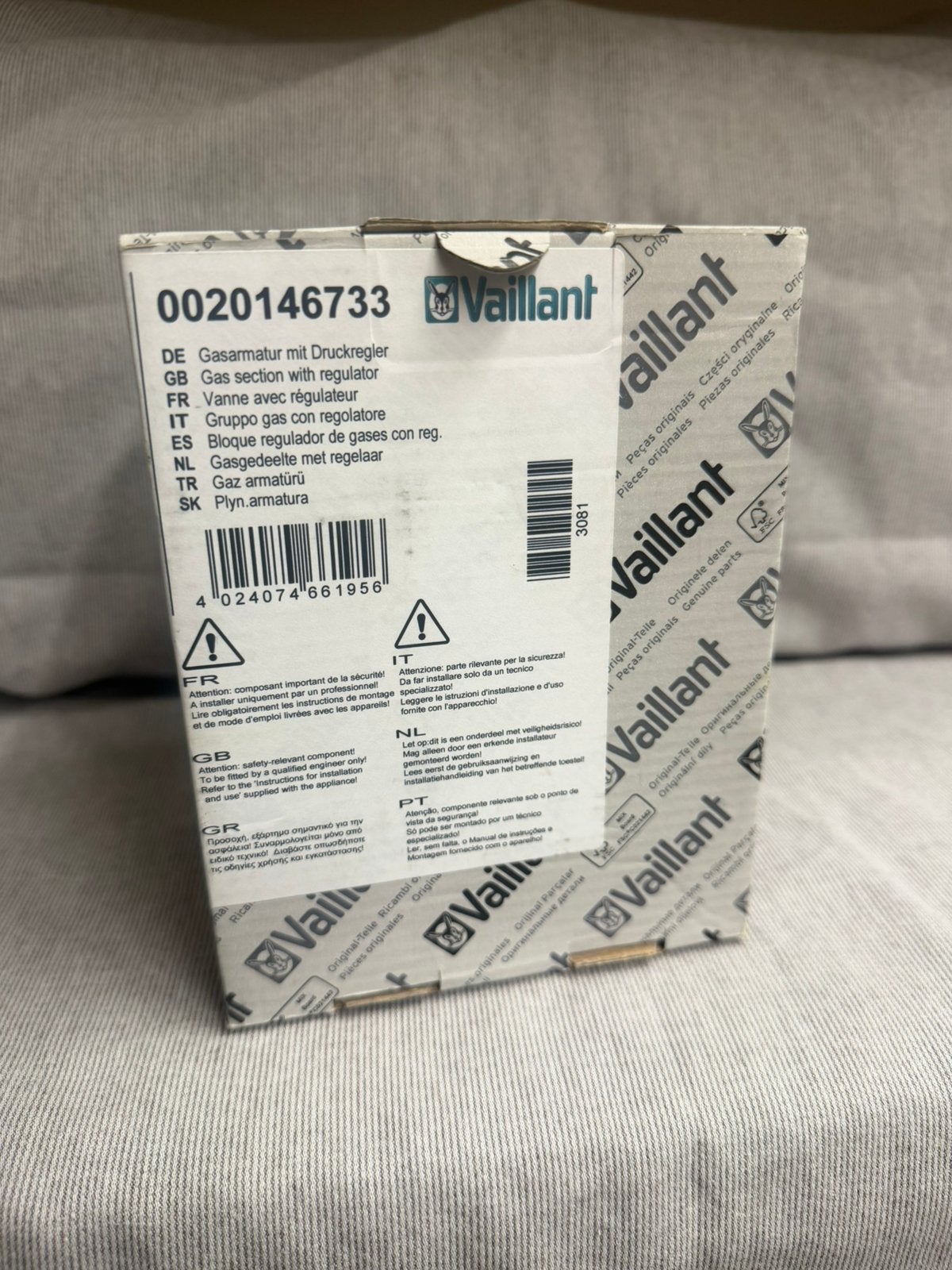 Vaillant Gasgedeelte/Gasblok Nieuw 0020146733, Ophalen, Zo goed als nieuw, Overige typen