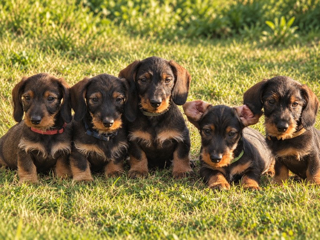 Ruwharige dwergteckel pups België, Dieren en Toebehoren, België, Particulier, CDV (hondenziekte), 8 tot 15 weken