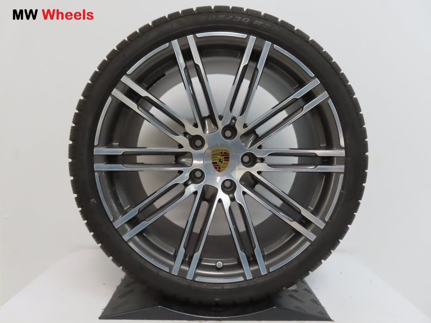 Originele Porsche 911 991 20 inch Turbo velgen winterbanden, -, -, Banden en Velgen, 20 inch