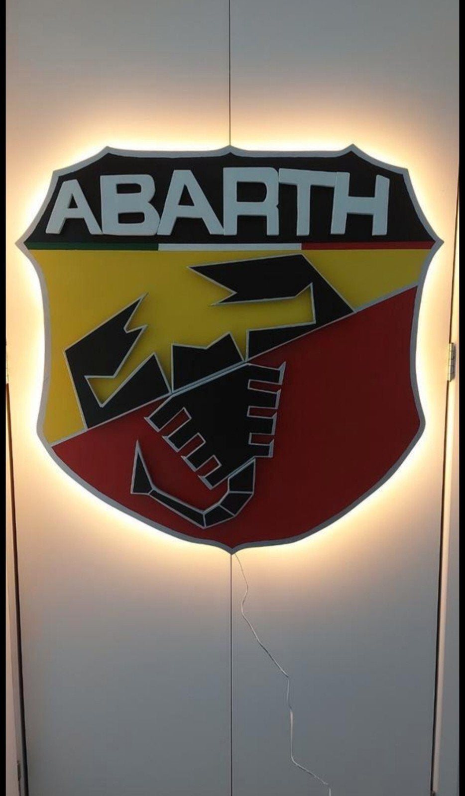 Handgemaakt Fiat Abarth Logo, Auto diversen, Auto-accessoires, Ophalen