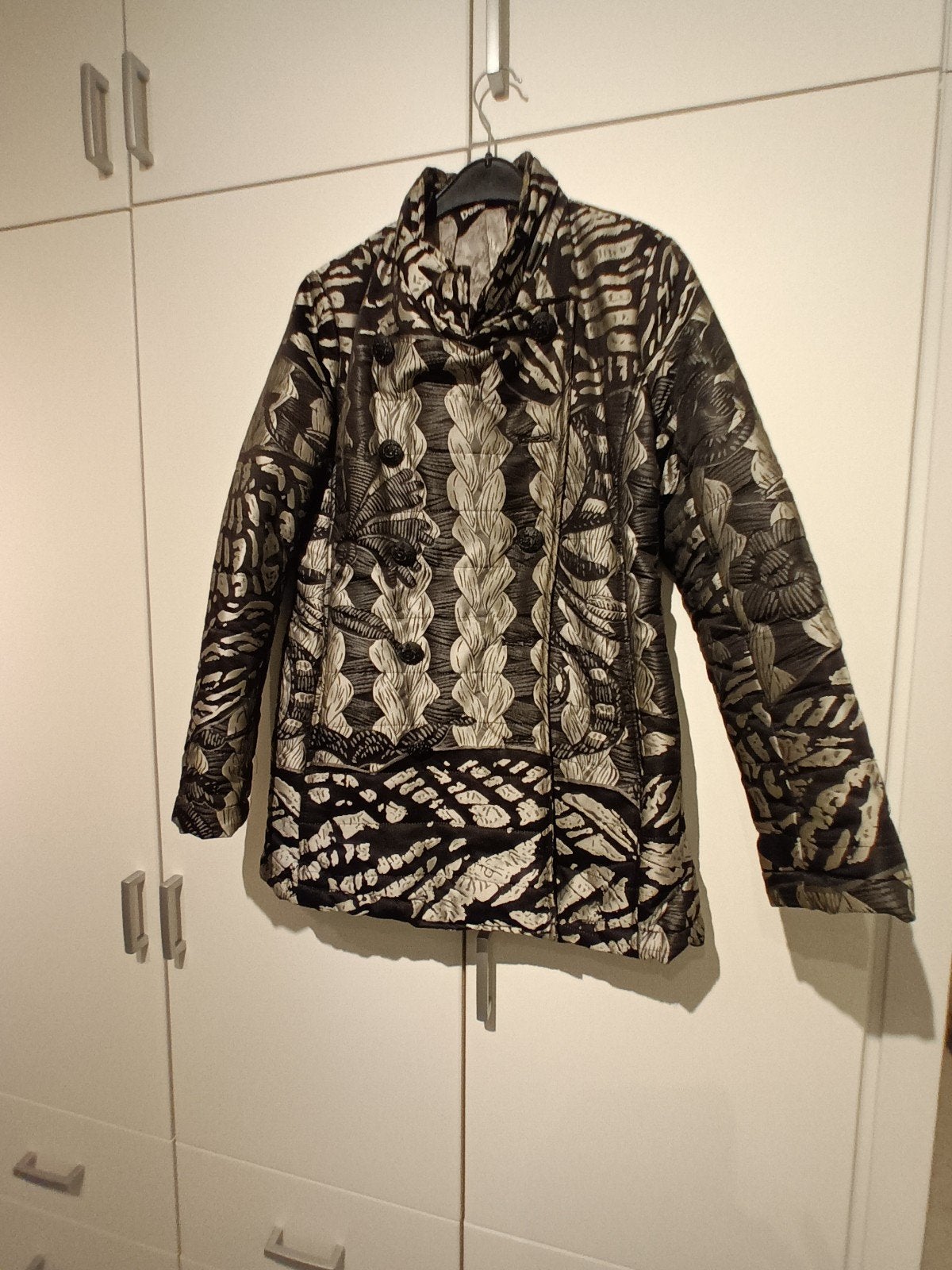 Desigual tussenjas met patroon - Maat 38/40 (M), Kleding | Dames, Maat 38/40 (M), Zwart, Ophalen of Verzenden, Desigual