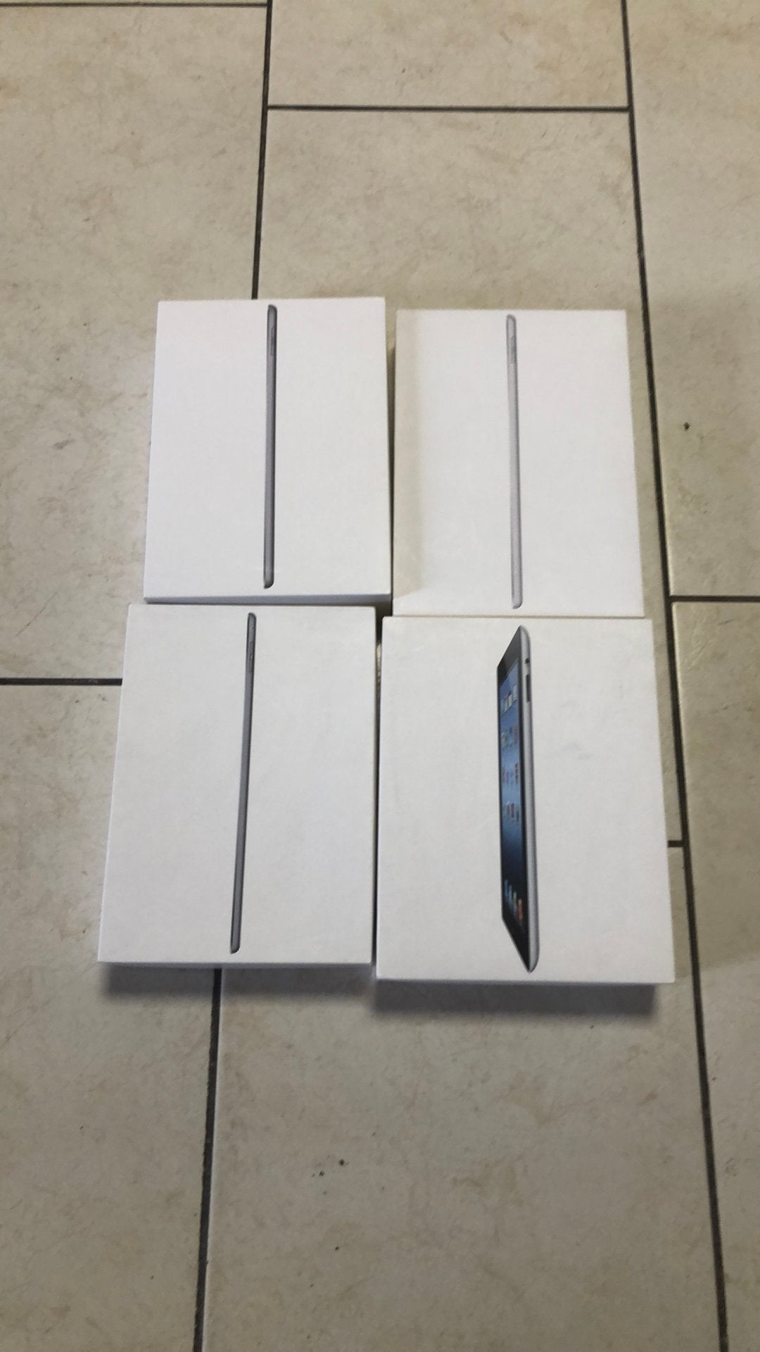 4x lege Ipad dozen, Computers en Software, Ophalen of Verzenden, Gebruikt, Apple iPad