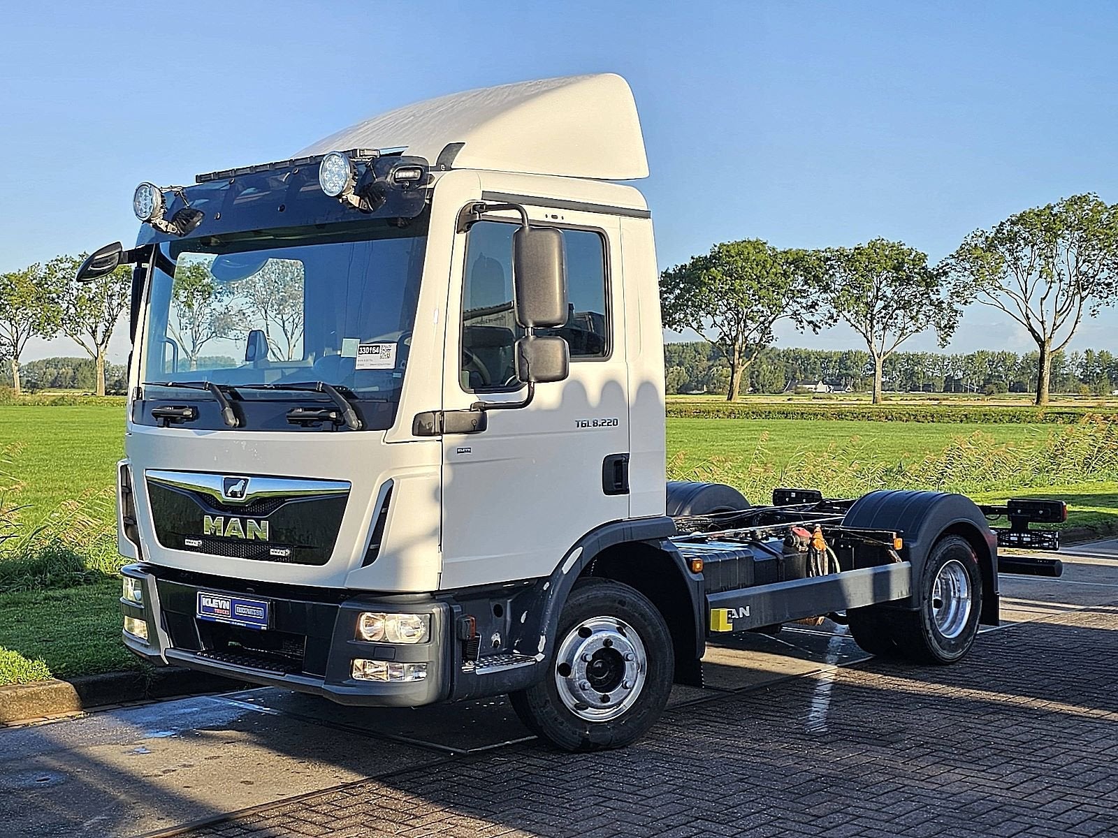 M.A.N. 8.220 TGL pto airco wb305, Auto's, Automaat, Euro 6, MAN, Wit