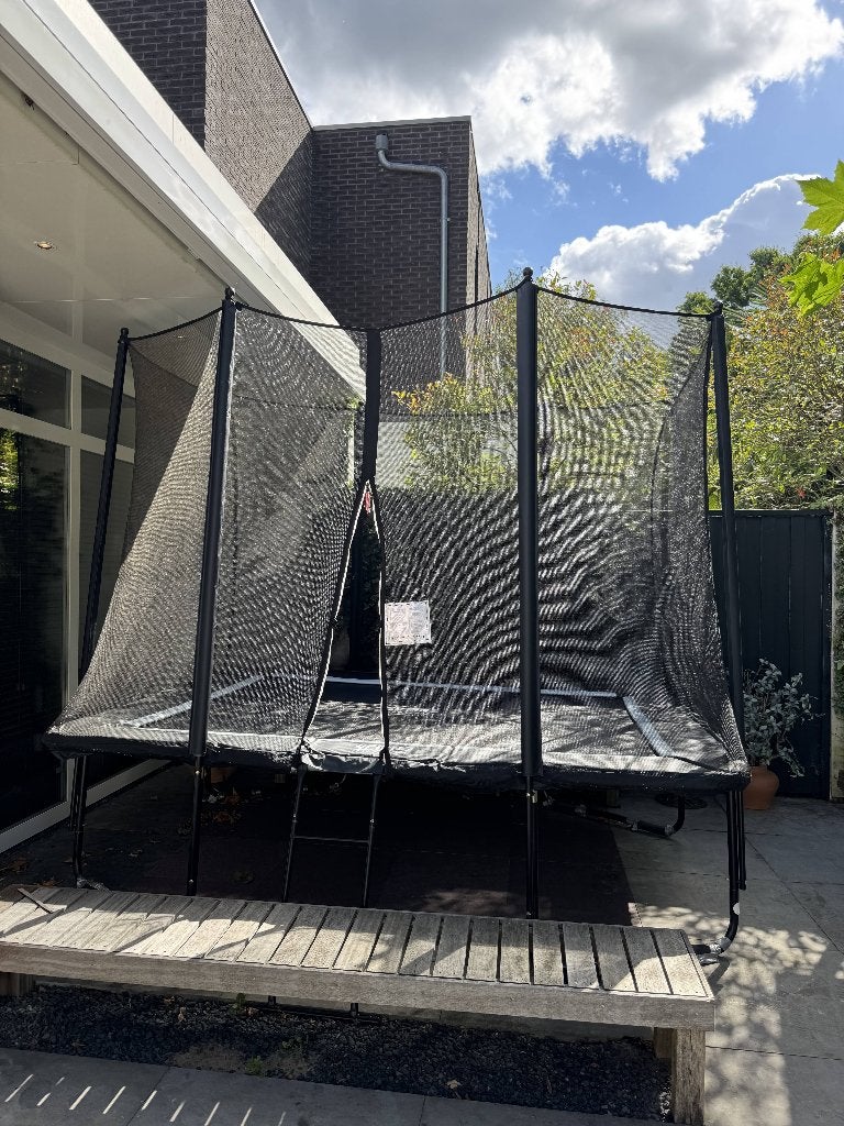 SPRING Trampoline met Veiligheidsnet - 300 cm x 245 cm, Kinderen en Baby's, Speelgoed | Buiten | Trampolines, Ophalen, Zo goed als nieuw