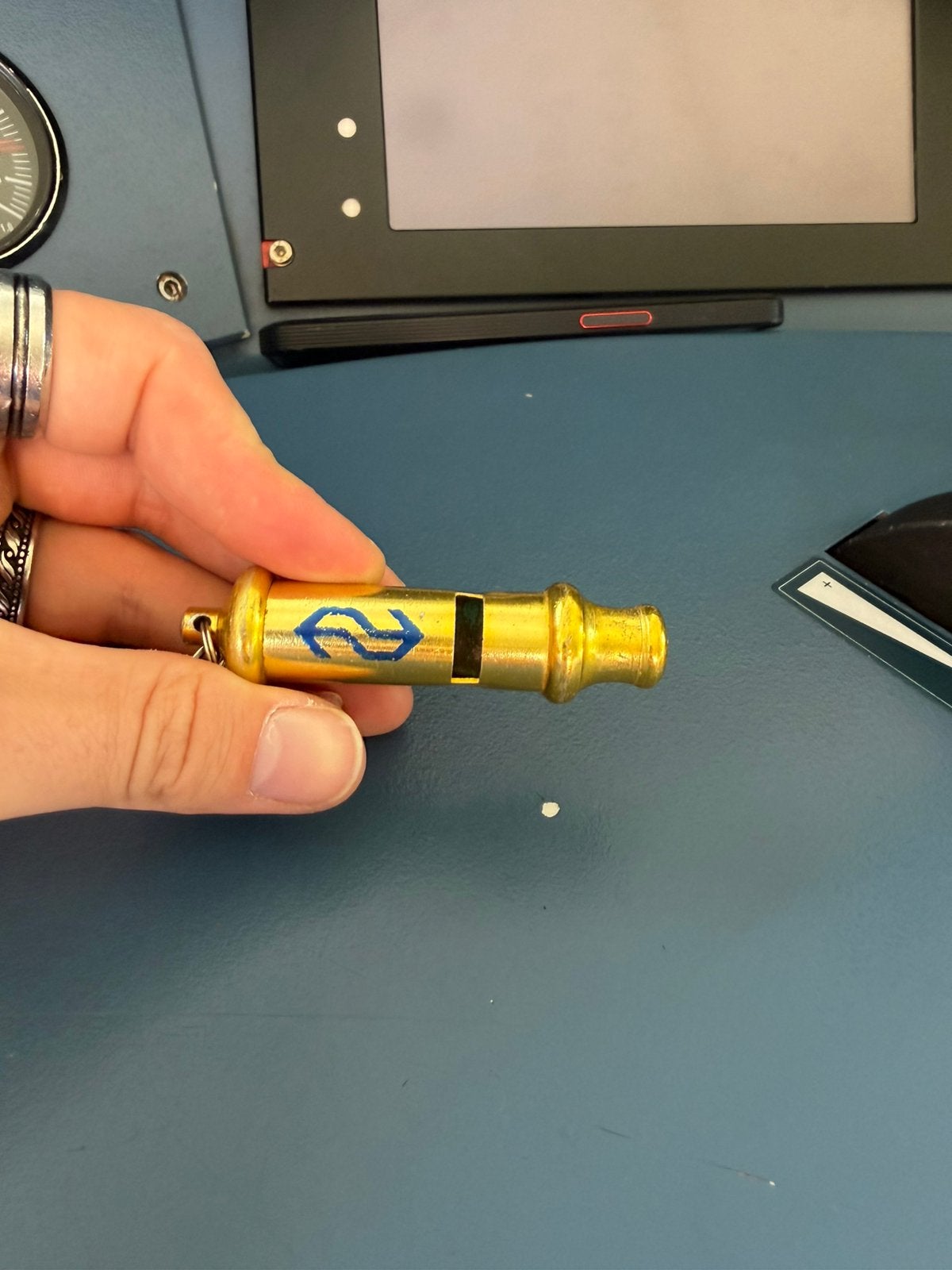Uniek conducteurs fluitje, Ophalen of Verzenden, Gebruikt