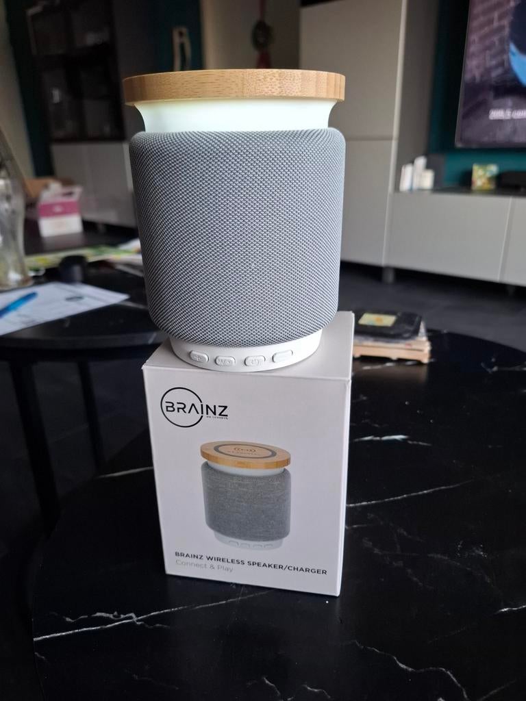 Nw Brainz bluetooth boxje met verlichting in doos, Audio, Tv en Foto, Luidsprekers, Overige merken, Overige typen, Nieuw, Ophalen of Verzenden