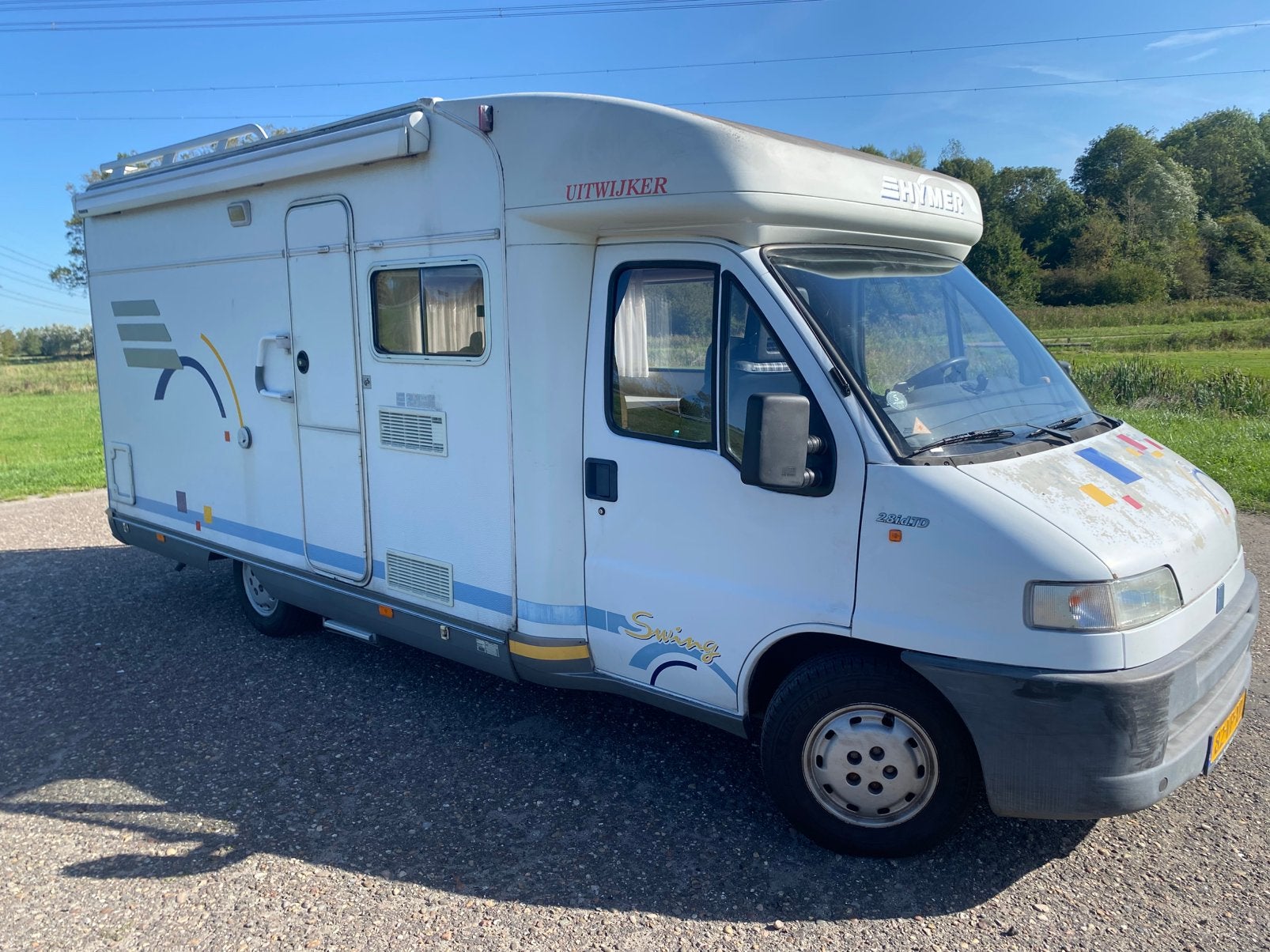 Hymer Swing 2.8 TD | 4 pers. | compleet ingericht | €14.950, Chemisch toilet, Ringverwarming, Fiat, Particulier