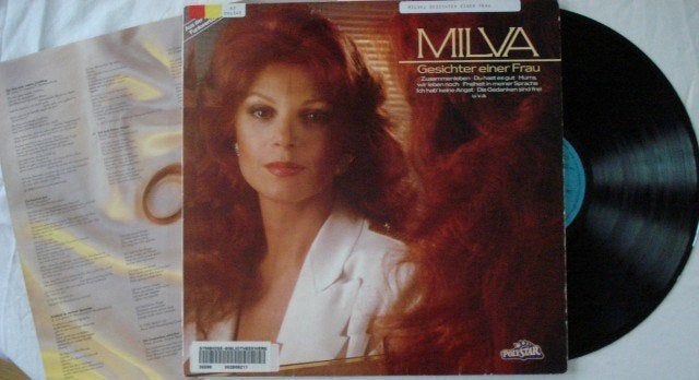 Milva - Gesichter eine Frau, Inclusief binnenhoes, Ophalen of Verzenden, Gebruikt, 12 inch