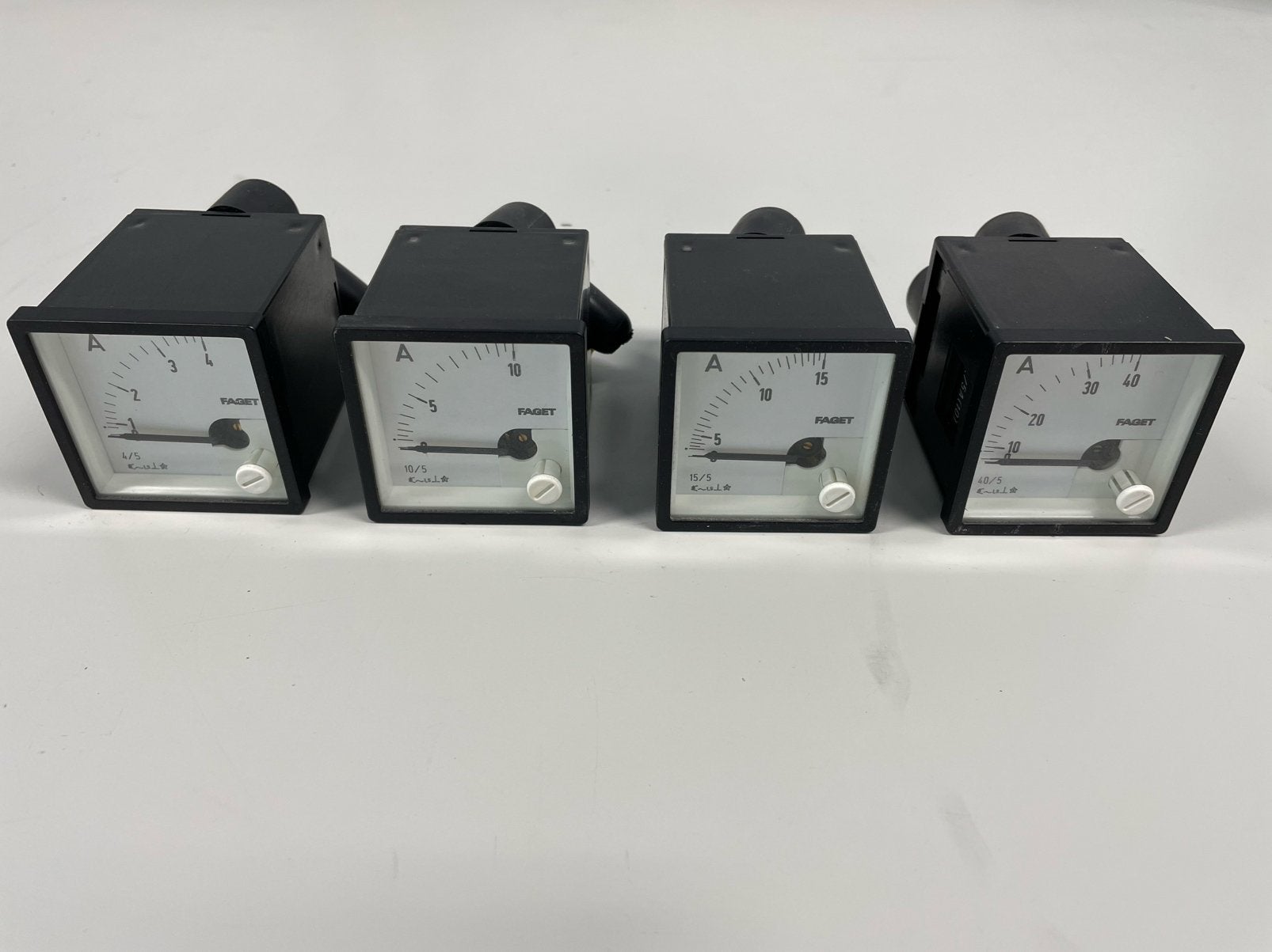 Faget paneel Amperemeter stroommeter Ampere, Ophalen of Verzenden, Gebruikt