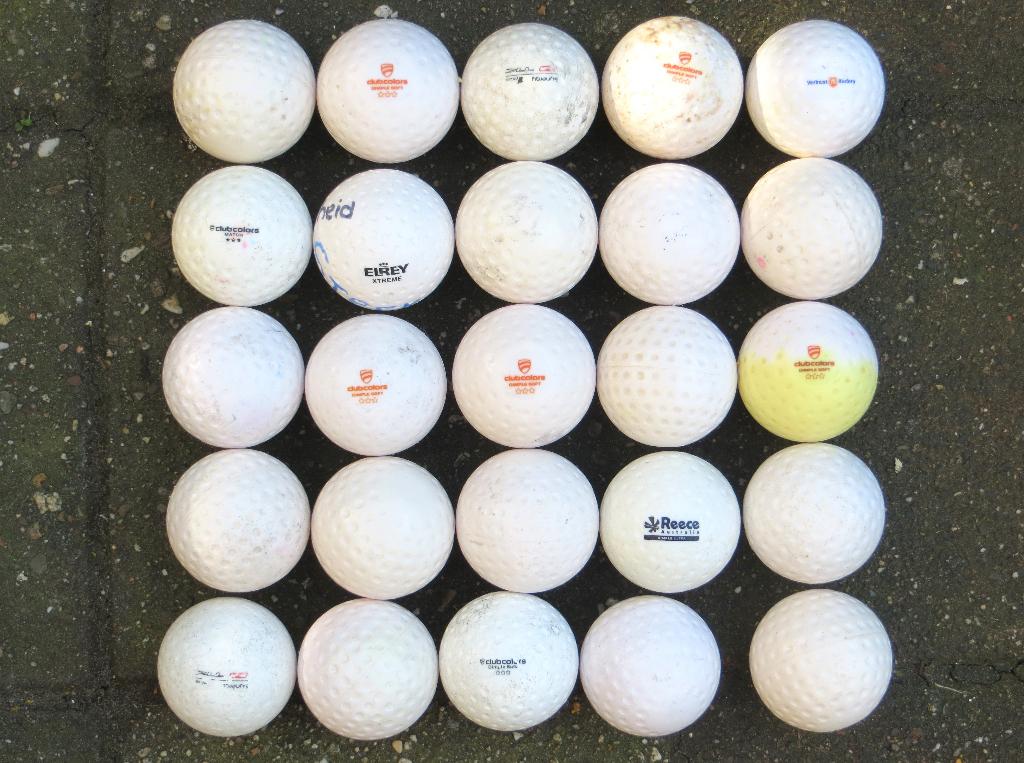 Hockeyballen 25 x hockey bal waterveld dimple Elrey Reece TK, Sport en Fitness, Hockey, Ophalen of Verzenden, Gebruikt, Bal