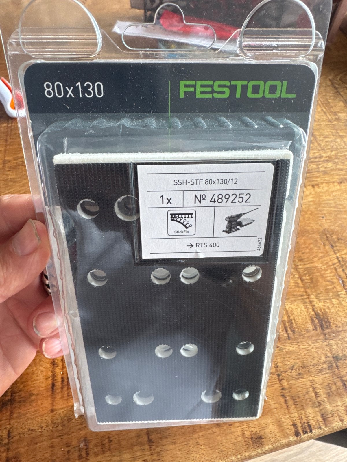Festool SSH-STF 80x130/12 Schuurzool voor RTS 400, Ophalen of Verzenden, Nieuw, Vlakschuurmachine