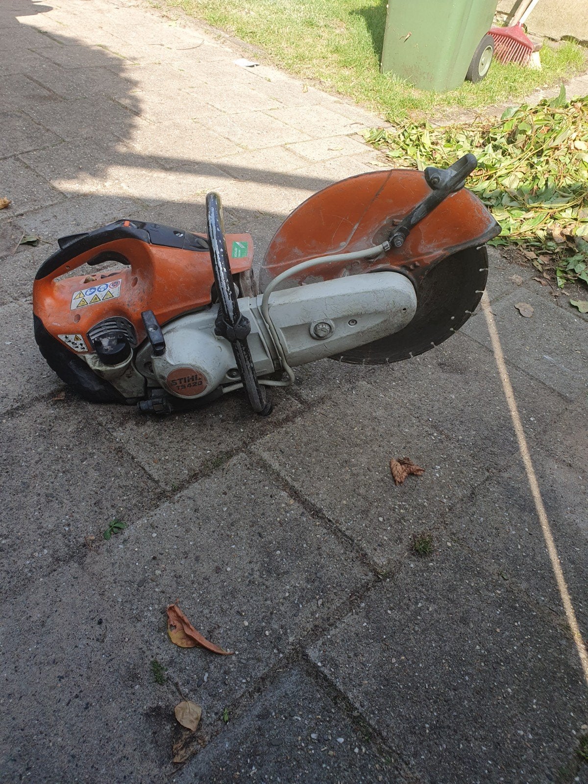 Stihl TS 420 bandenzaag / doorslijper, Ophalen, Stihl, Gebruikt, 70 mm of meer