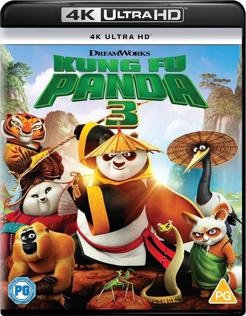 Kung Fu Panda 3 4K UHD/Ultra HD Blu-Ray UK (Sealed)

UK imp, Cd's en Dvd's, Engels, Film, 4K Ultra HD Blu-ray, Engels