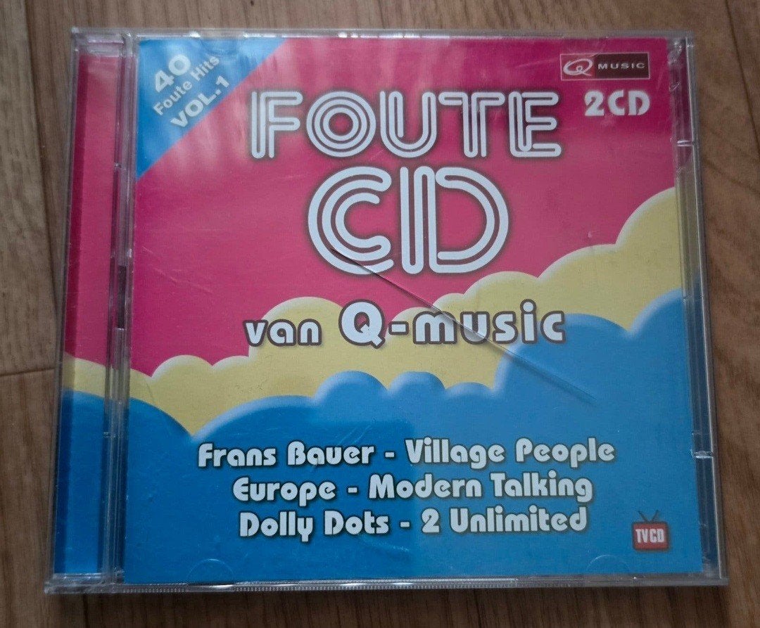 Foute Cd Van Q- Music Vol.1 Dubbel Cd, Ophalen of Verzenden, Zo goed als nieuw