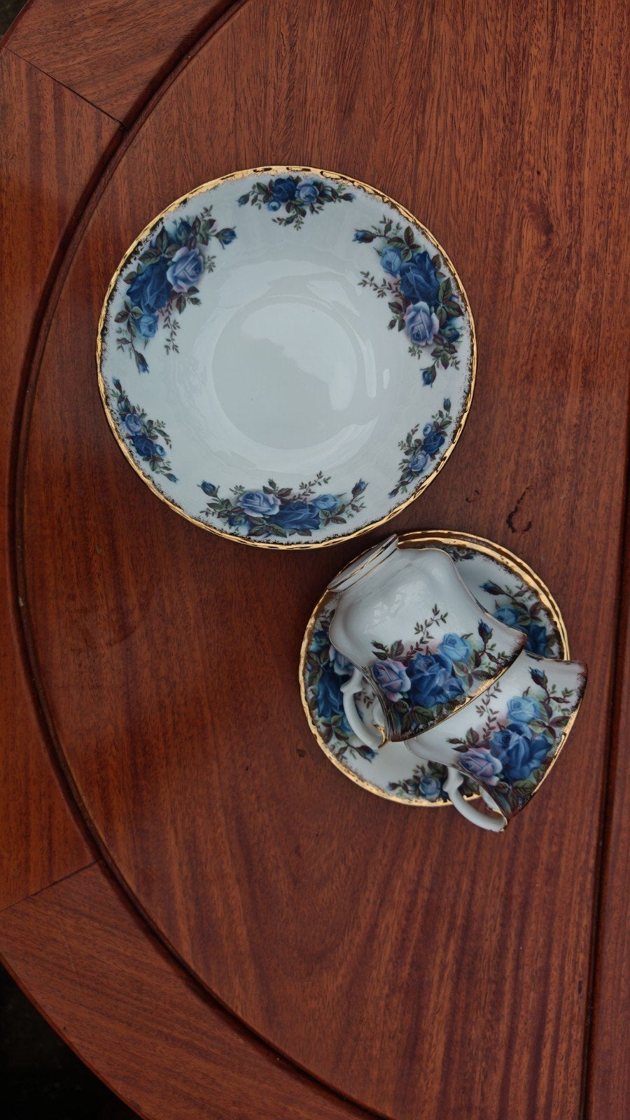 Royal Albert Moonlight Rose Theeservies, Antiek en Kunst, Ophalen