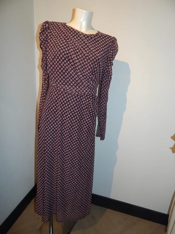 Fabienne Chapot prachtige maxi dress valt schuin XL