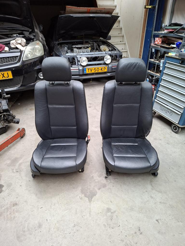 BMW Lederen E46 stoeln, Auto-onderdelen, Interieur en Bekleding, Ophalen, BMW