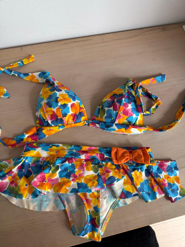 Banana Moon bikini, maat 40, kleurrijk bloemenpatroon, Kleding | Dames, Badmode en Zwemkleding, Ophalen of Verzenden, Gedragen