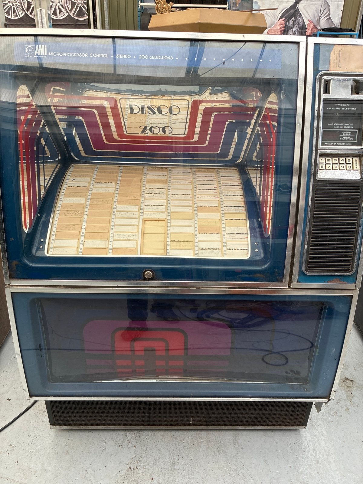 Ami Disco 200 Jukebox - Vintage en Compleet, Verzamelen, Ophalen, Gebruikt, 1970 tot heden, Ami