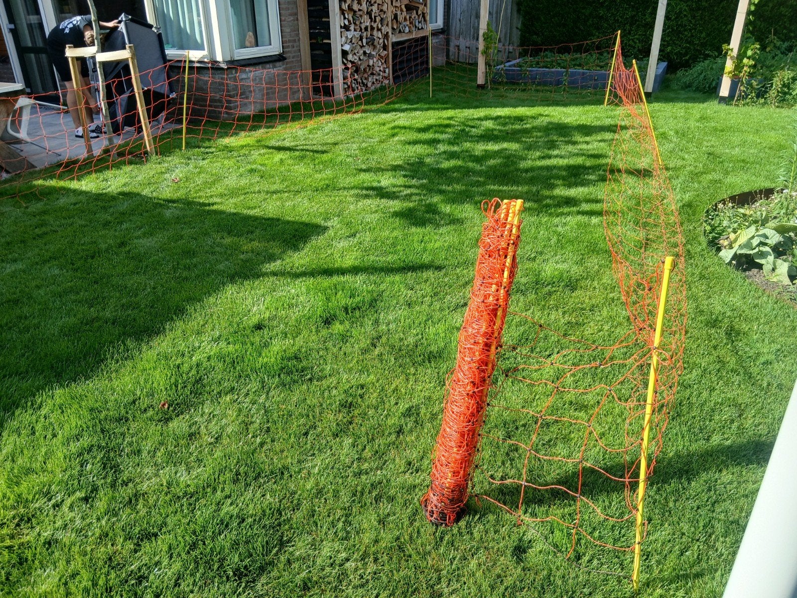 30 meter afrastering, Ophalen