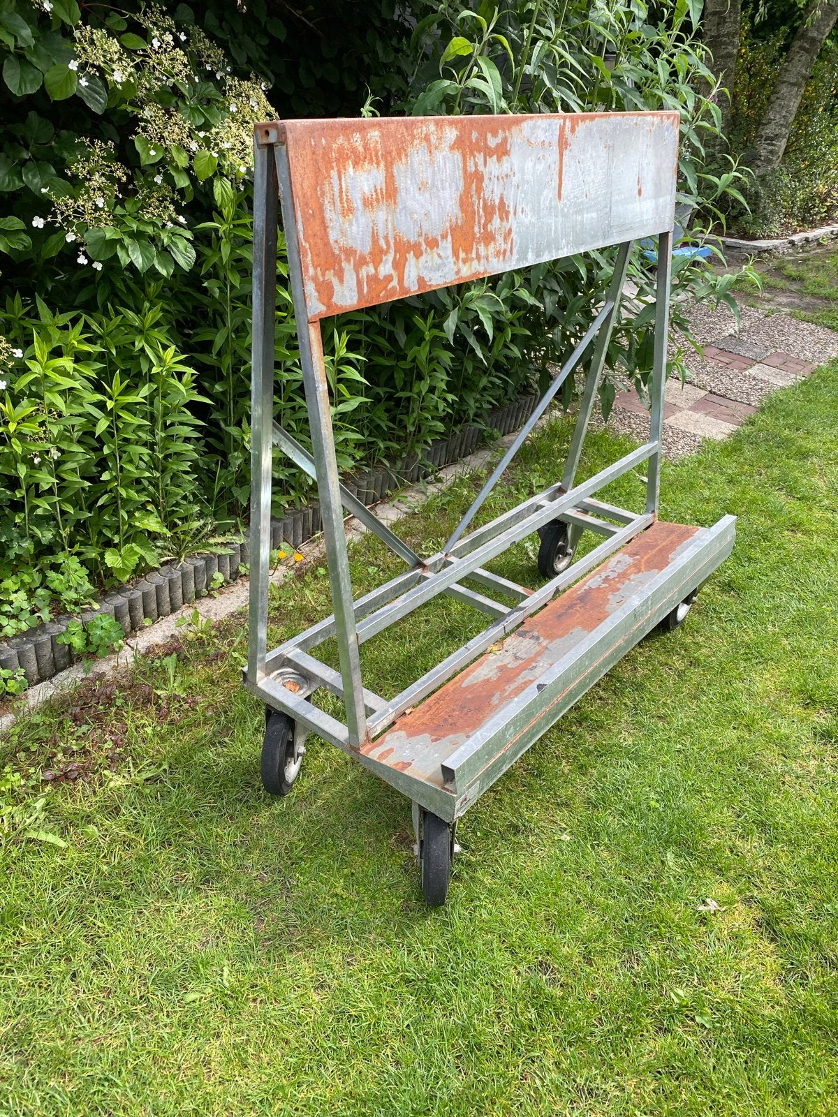 Grote platenkar - Ideaal voor transport, Doe-het-zelf en Verbouw, 100 liter of meer, Ophalen, Gebruikt, Transportkar