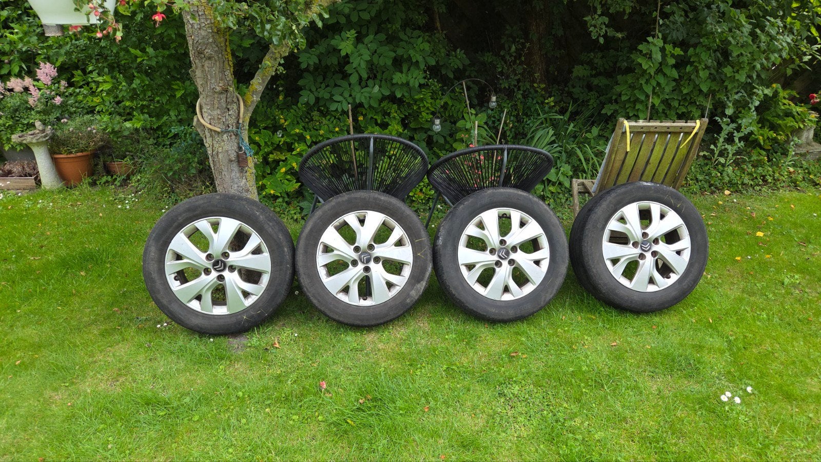 Banden voor Citroën C4 Grande Picasso., Ophalen, Gebruikt, 16 inch, Banden en Velgen