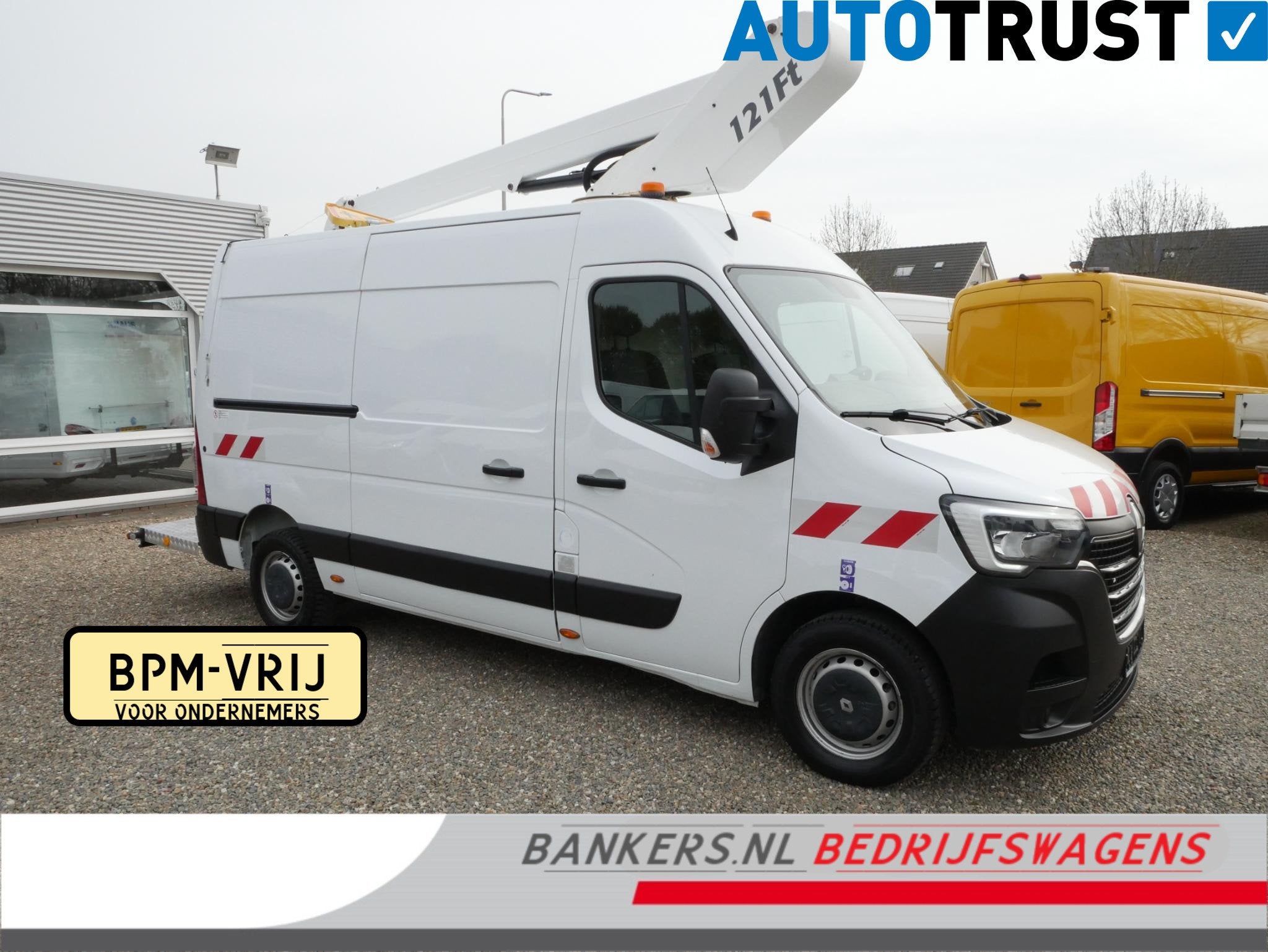 Renault Master L2H2 2.3dCi 145PK L2H2 Airco Hoogwerker: Fran, Auto's, Bestelauto's, 145 pk, Gebruikt, 4 cilinders, Met garantie (alle)