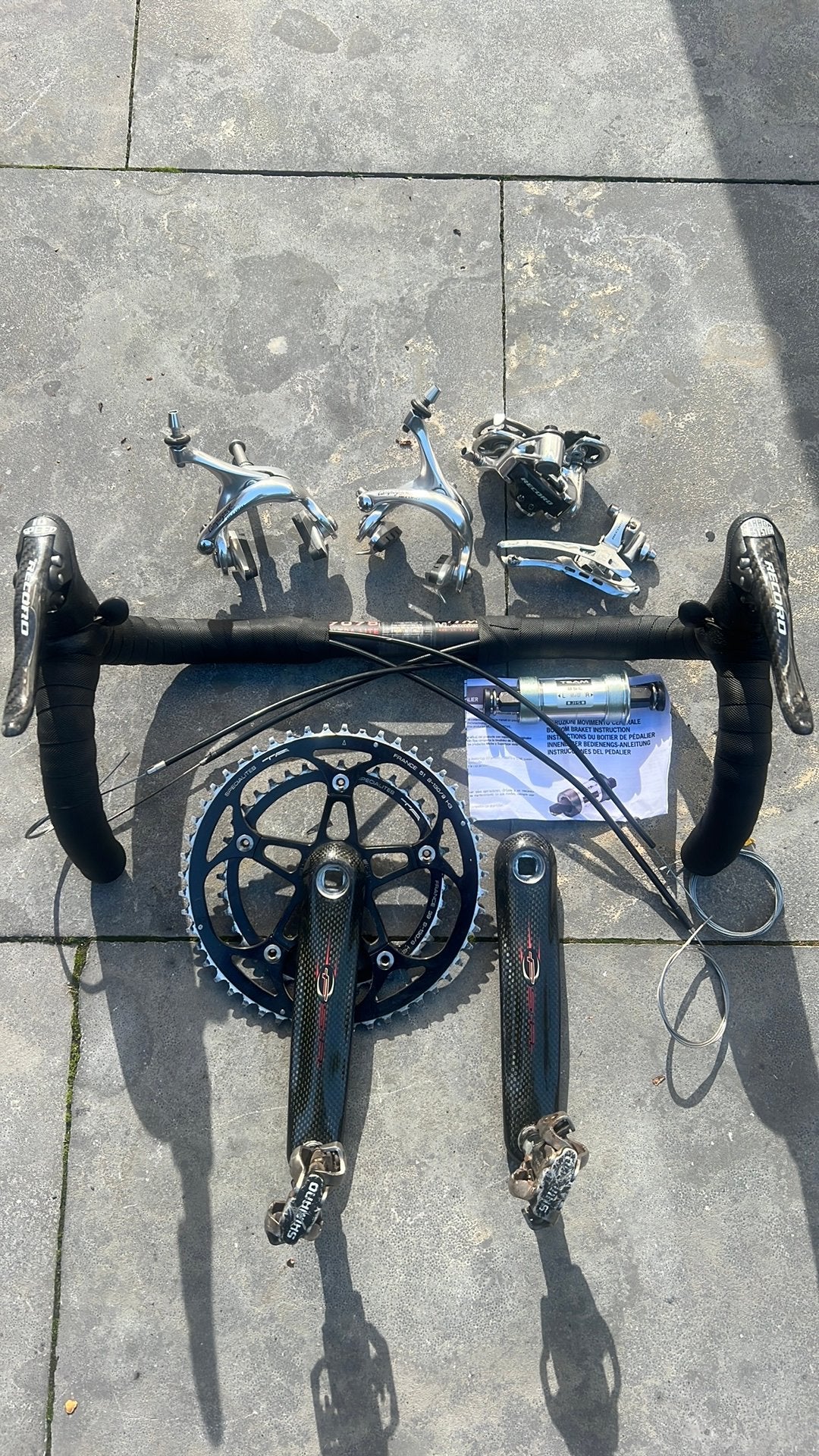 Campagnolo Record 10 speed groepset., Ophalen of Verzenden, Zo goed als nieuw, Overige typen
