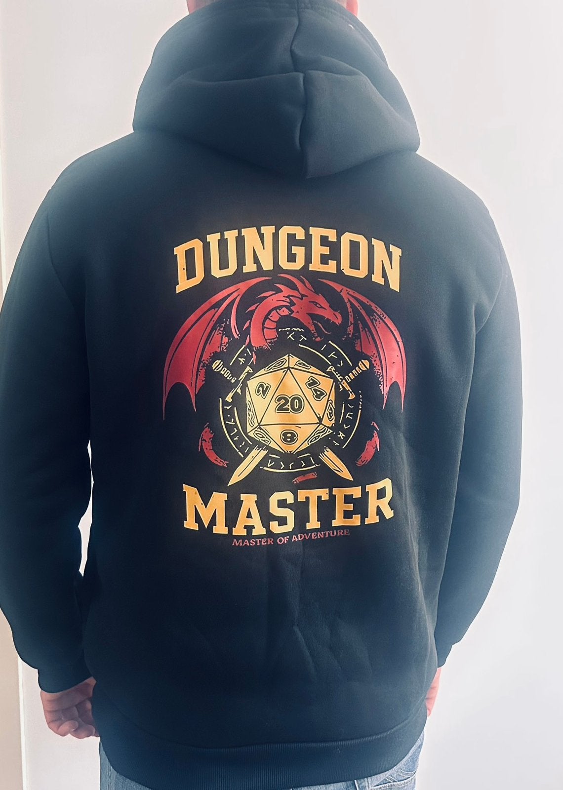 DND hoodie / Dungeon Master / maat XL / nieuw, Ophalen of Verzenden, Zo goed als nieuw, Zwart