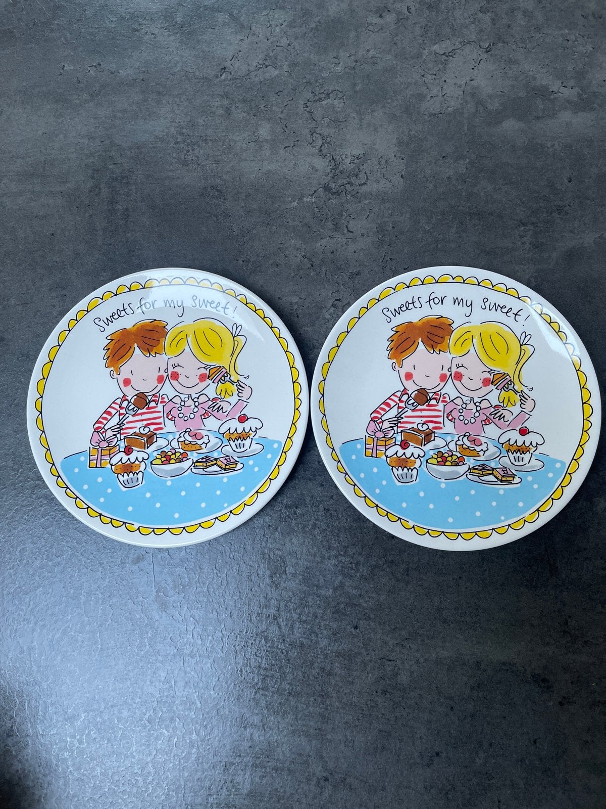 Blond Amsterdam ontbijtbordjes - Sweets for my Sweet, Ophalen, Keramiek, Nieuw, Bord(en)