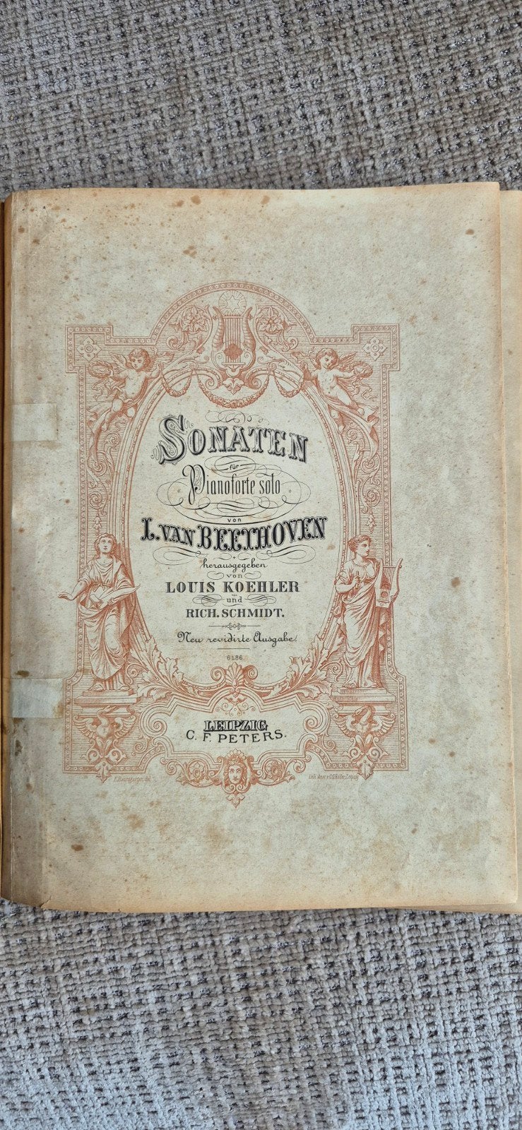 Beethoven Sonaten – Edition Peters nr. 6186 – Antiek & Compl, Muziek en Instrumenten, Bladmuziek, Ophalen of Verzenden, Gebruikt
