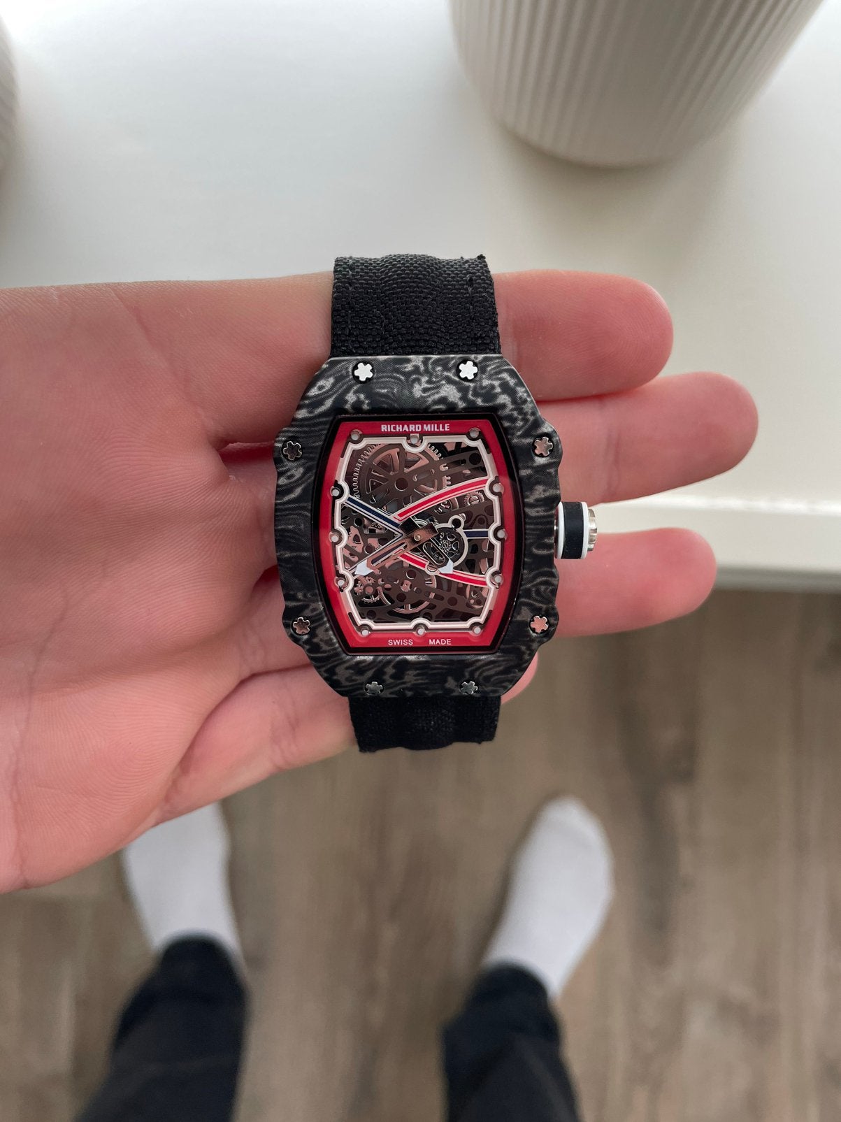 Richard mille 67-02 vandaag 60 euro, Sieraden, Tassen en Uiterlijk, Horloges | Heren, Ophalen of Verzenden, Nieuw