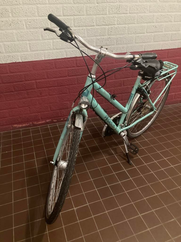 € 50-VOOR 15 mei HALEN Mintgroene Pegasus Solero  damesfiets, 50 tot 53 cm, Ophalen of Verzenden, Gebruikt, Overige merken
