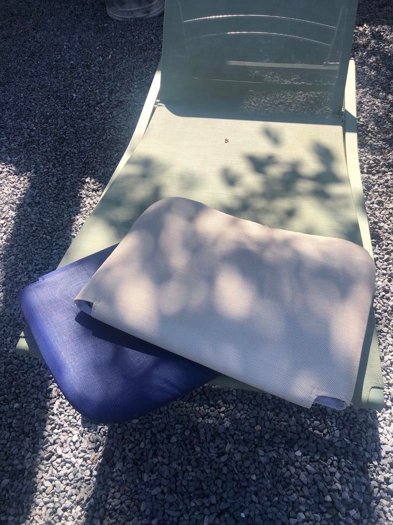 Hoofdsteunen Luxembourg lage armstoelen Fermob, Tuin en Terras, Ophalen of Verzenden, Gebruikt