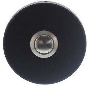 Intersteel beldrukker rond verdekt Ø5310 rvs/mat zwart, Ophalen of Verzenden, Zo goed als nieuw, Overige materialen, Overige typen