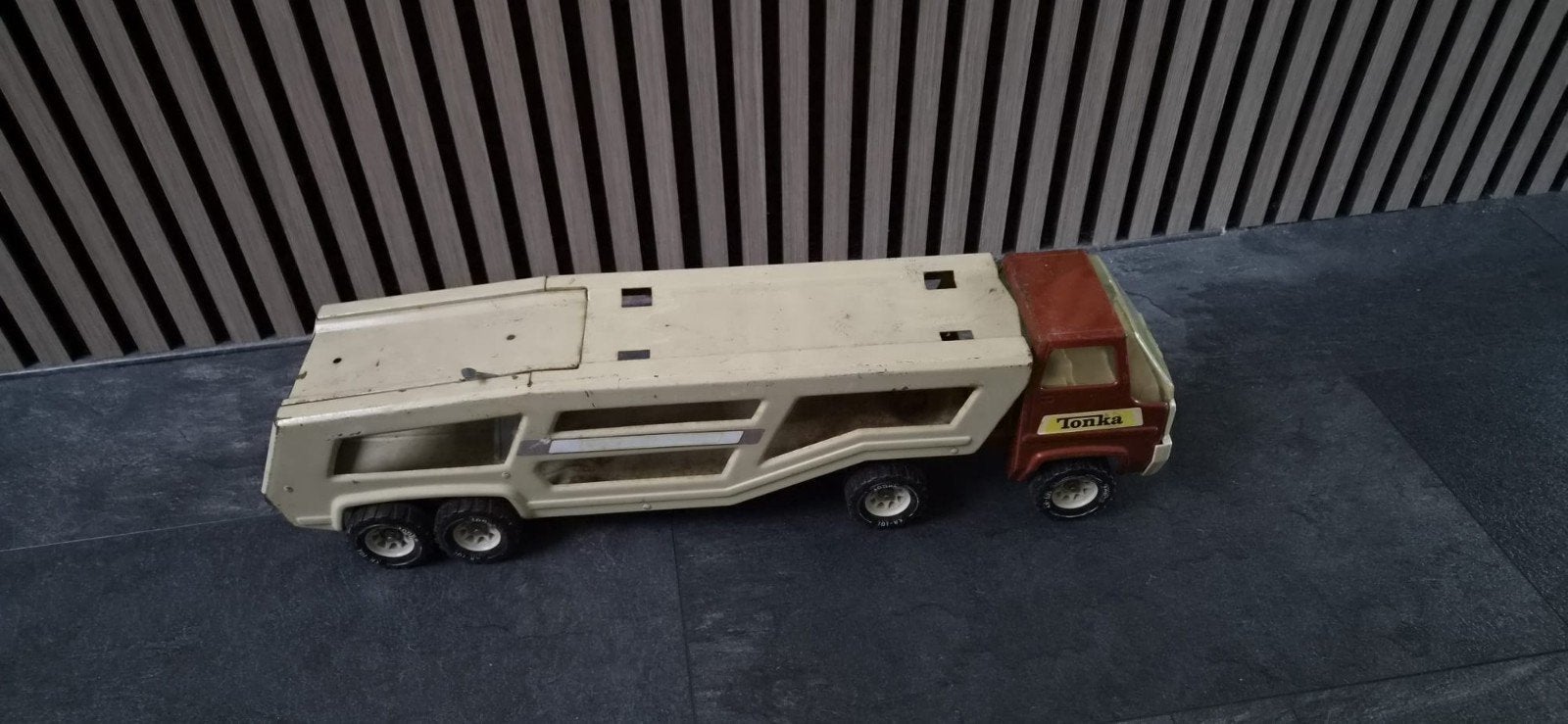 Tonka car carriër.vintage, Ophalen, Gebruikt