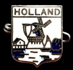 Holland souvenir broche, Verzenden, Nieuw, Stad of Land, Speldje of Pin