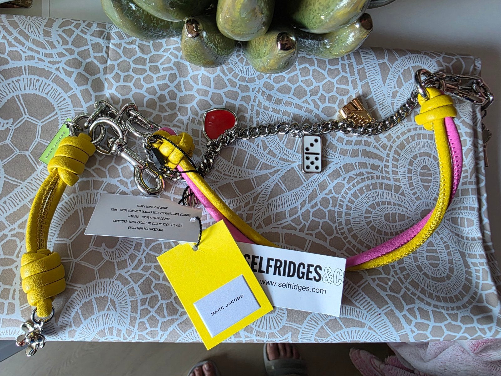 Marc Jacobs The Icon Chain tassenbedel bagcharm, Ophalen, Nieuw