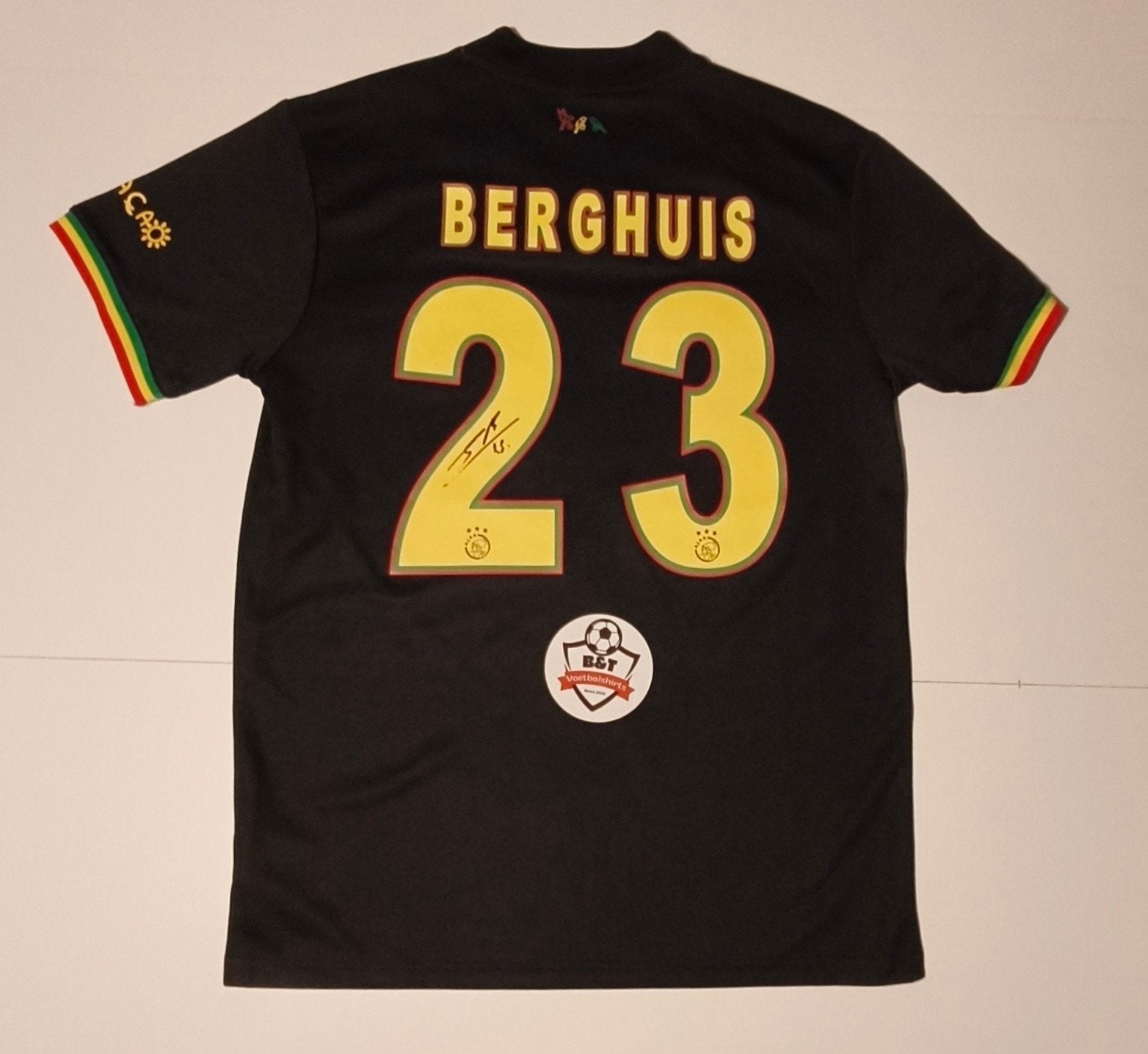 Gesigneerd Ajax thuisshirt Berghuis #23, Verzamelen, Adidas AG, Adi-Dassler-Straße 1, 91074 Herzogenaurach, Duitsland, Shirt, Verzenden