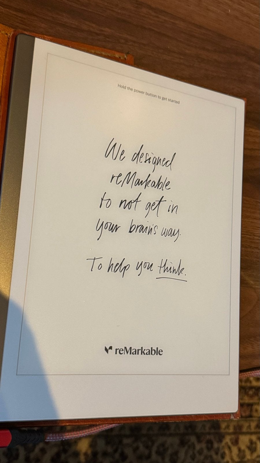 reMarkable 2 notitieblok met leren hoes en pen, 8 GB, Touchscreen, Ophalen of Verzenden, Zo goed als nieuw