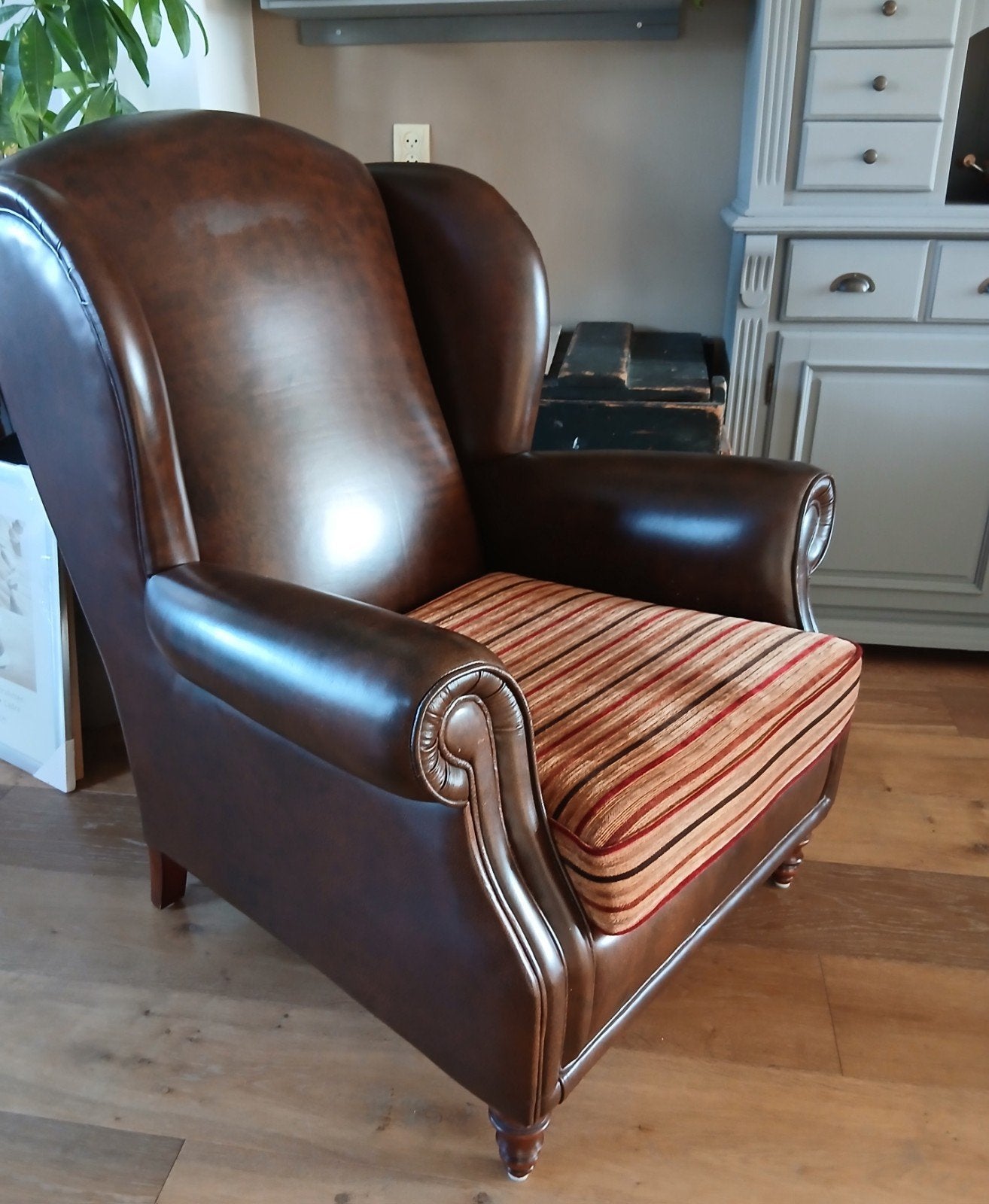 oorfauteuil teab, Huis en Inrichting, Fauteuils, Ophalen, Zo goed als nieuw, 50 tot 75 cm