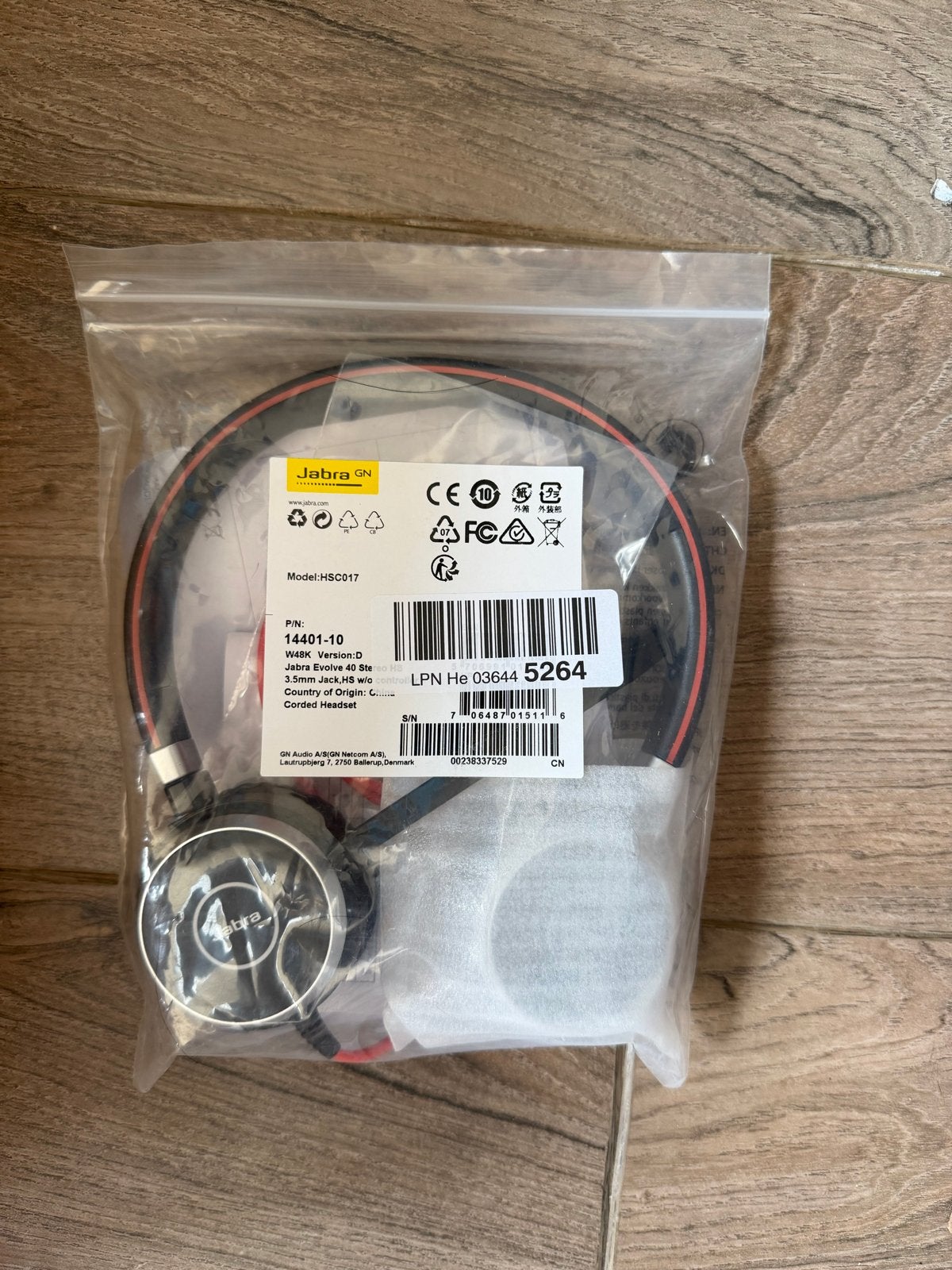 Nieuwe Jabra Evolve 40 Stereo Headset - Bedraad