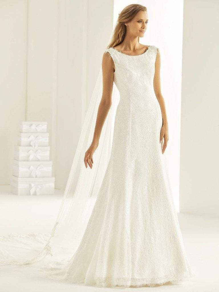 Trouwjurk Sample Sale Bianco Evento – Model Pompeya, Ophalen, Trouwjurk, Wit, Bianco Evento